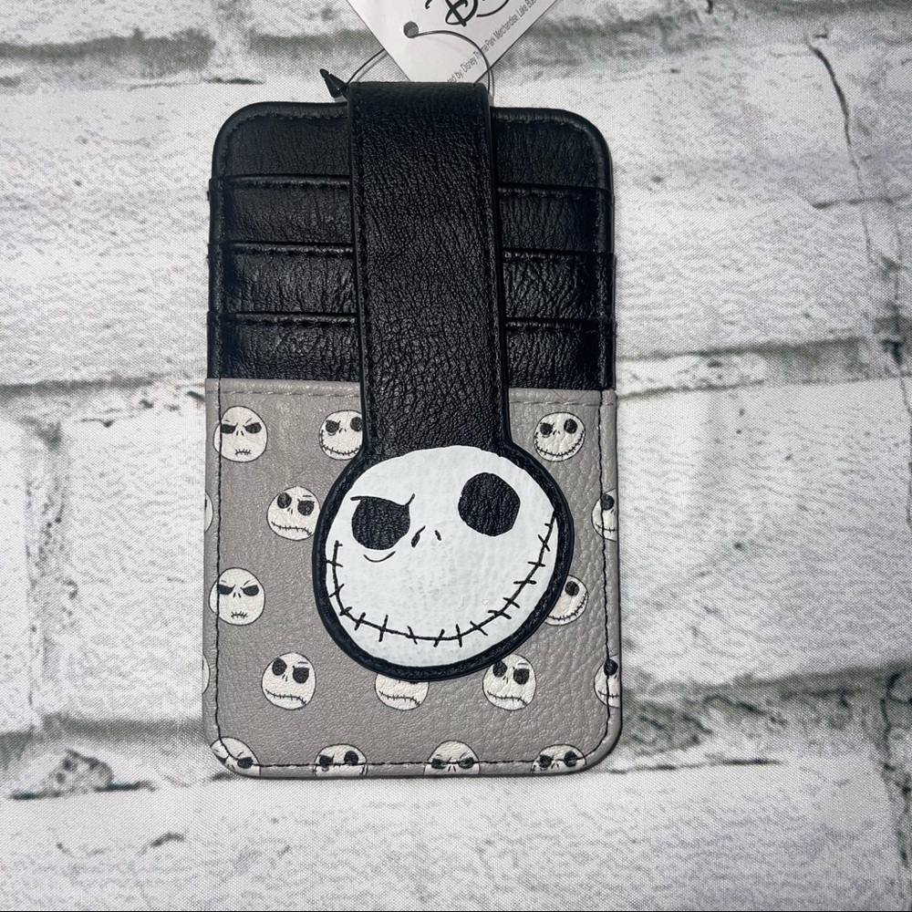 Disney Parks Loungefly Nightmare Before Christmas Jack Skellington Card Holder